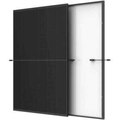 Panneau solaire Trina Vertex S+ noir 445W, verre-verre, cadre et fond noir, 1762 x 1134 x 30 mm, garantie fabricant