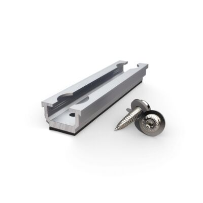MetaSole Plus, rail de fixation pour tôle 0.50 - 2.00 mm, vis incluses