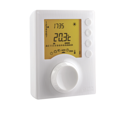 Thermostat programmable filaire (piles)