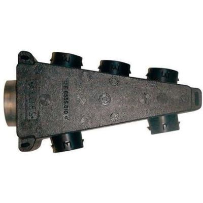 Caisson de répartition, Ø 1x125 mm, 6 x 80 mm pour ventilation (ALDES)