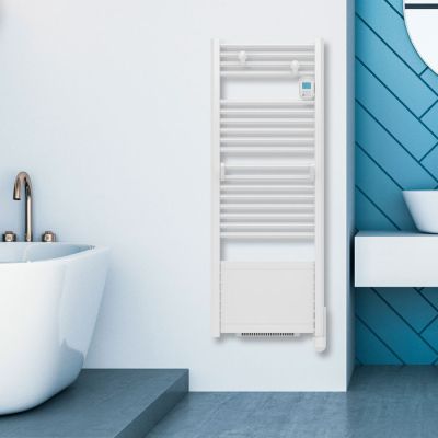 Ezybain : Sèche-serviettes avec commande en hauteur et barre pivotante