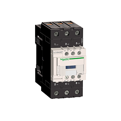 Contacteur 3x60A(AC1)-400V, 1xO,1xF, bob.230V. (LC1-D40AP7) Schneider Electric
