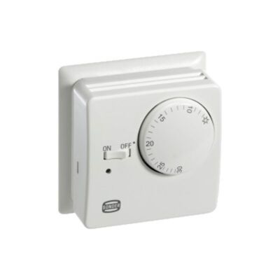 Thermostat d'ambiance avec interrupteur M-A et voyant, 6/30 degrés