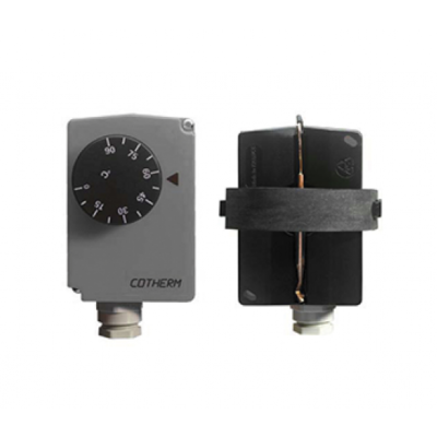 Thermostat applique Cotherm, 0-90 degrés, réarmement automatique