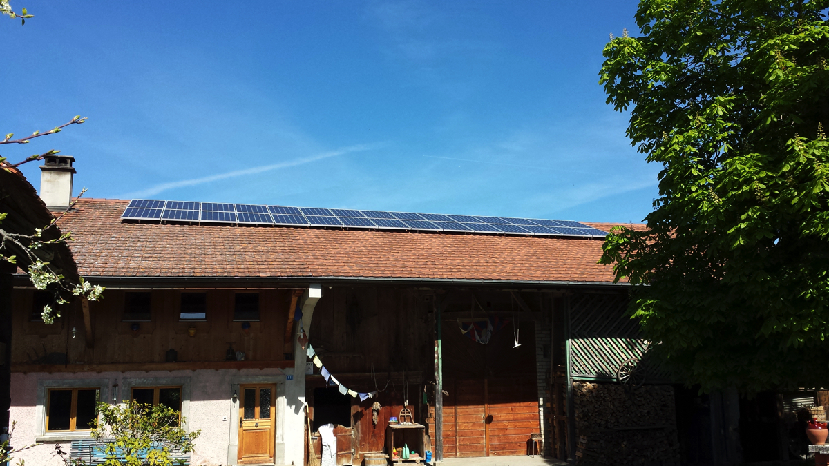Centrale solaire de 7'950 Wc à 1691 Villarimboud