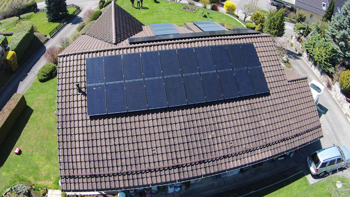 Centrale solaire de 10'000 Wc à 1807 Blonay