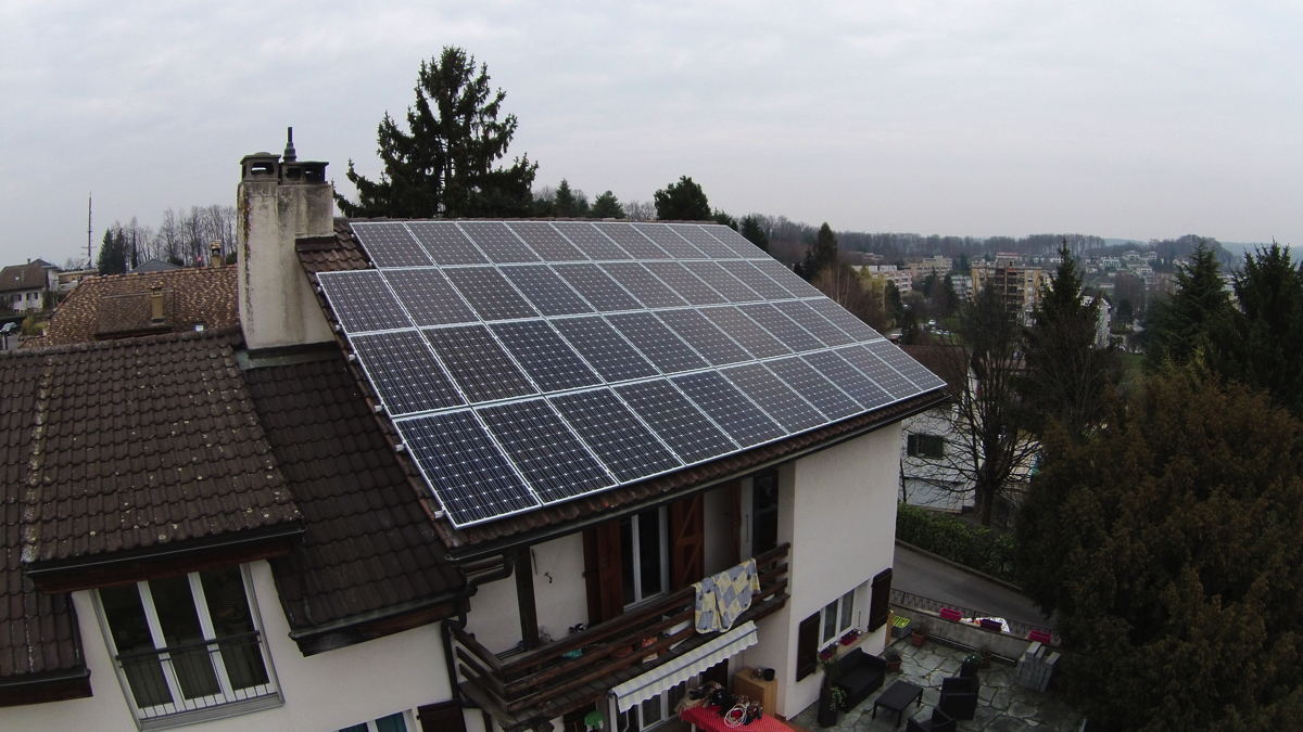Centrale solaire de 10'800 Wc à 1024 Ecublens