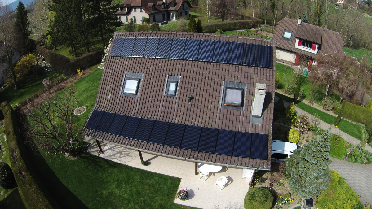 Centrale solaire de 6'240 Wc à 1134 Vufflens-le-Château