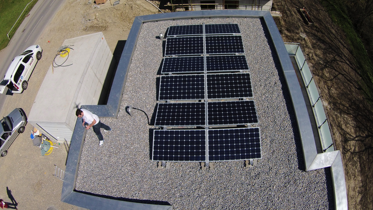 Centrale solaire de 2'700 Wc à 1680 Romont