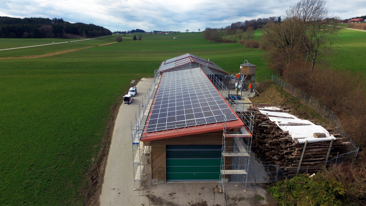 Centrale solaire de 122'670 Wc à 1678 Siviriez